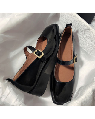 Fashion Retro Mary Janes Women's Shoes All-match Casual Temperament Women High Heels Pumps Spring Autumn Zapatos Mujer