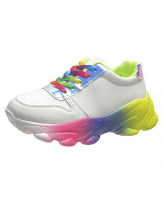 Women's Vulcanize Shoes Mixed Colors Sports Casual Comfortable Running Platform Sneakers Wear-resistant 2023 Zapatos De Mujer